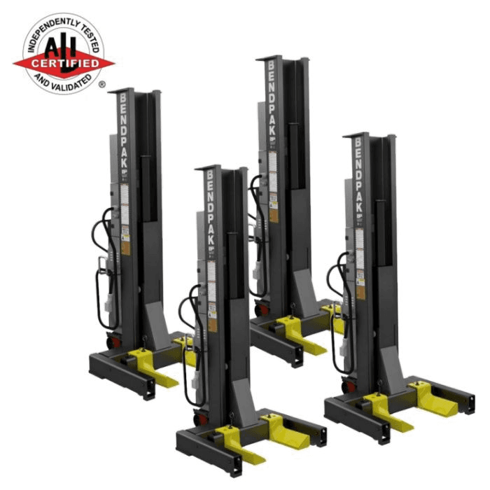 BendPak PCL-18B-4 Wired Mobile Column Lift (Set of 4)